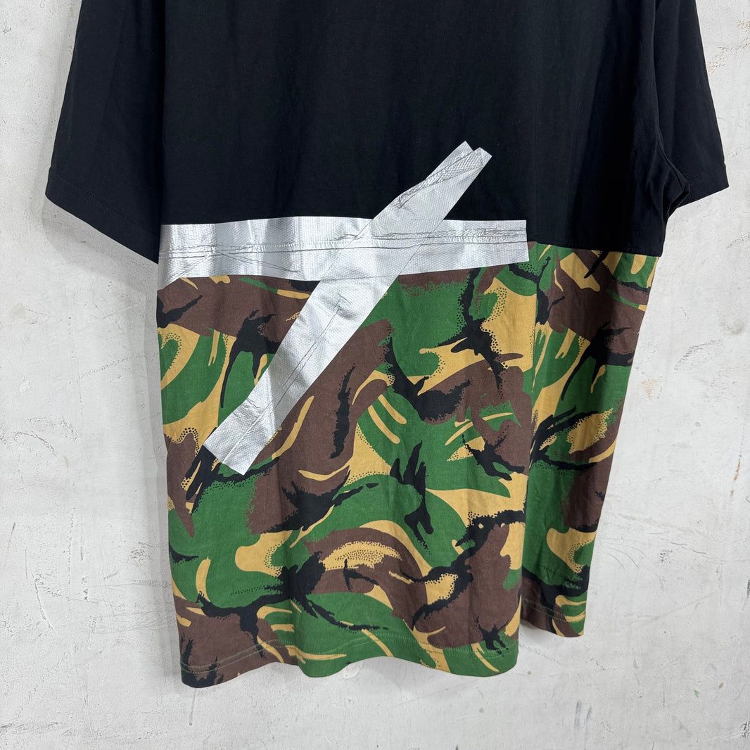 Martine Rose Tape AW Logo Hybrid T-Shirt