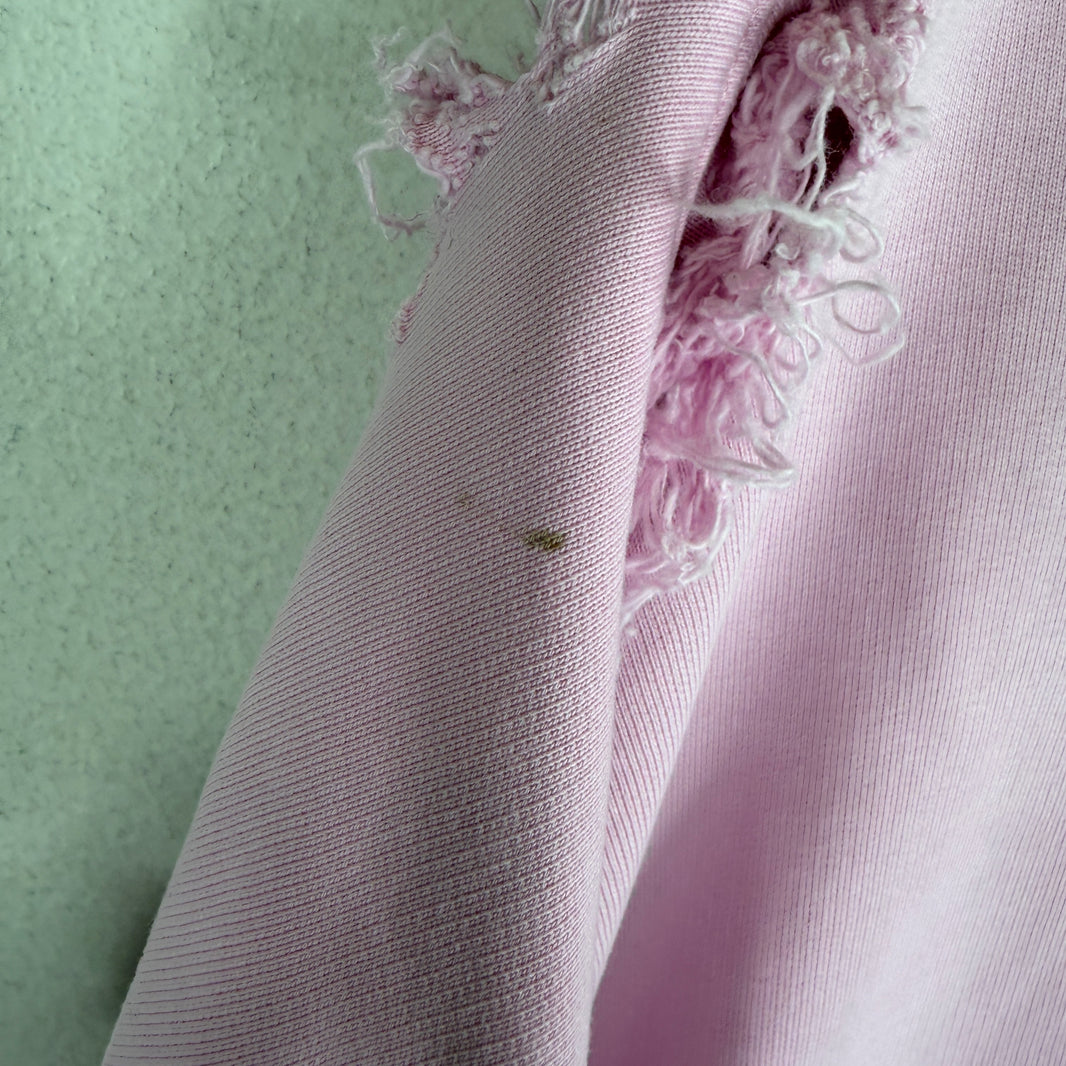 Balenciaga Pink Gothic Type Hoodie