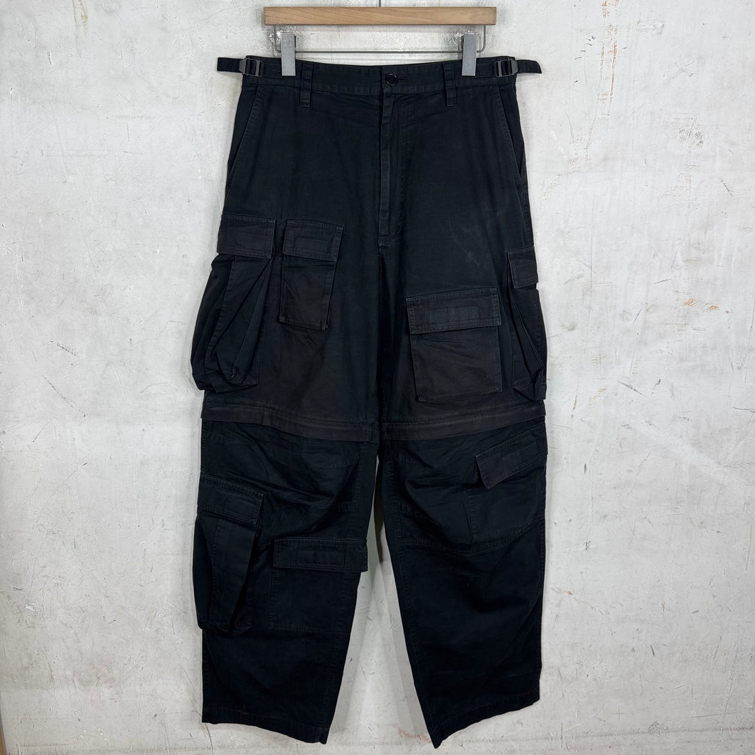 Balenciaga Multipocket Convertible Cargos