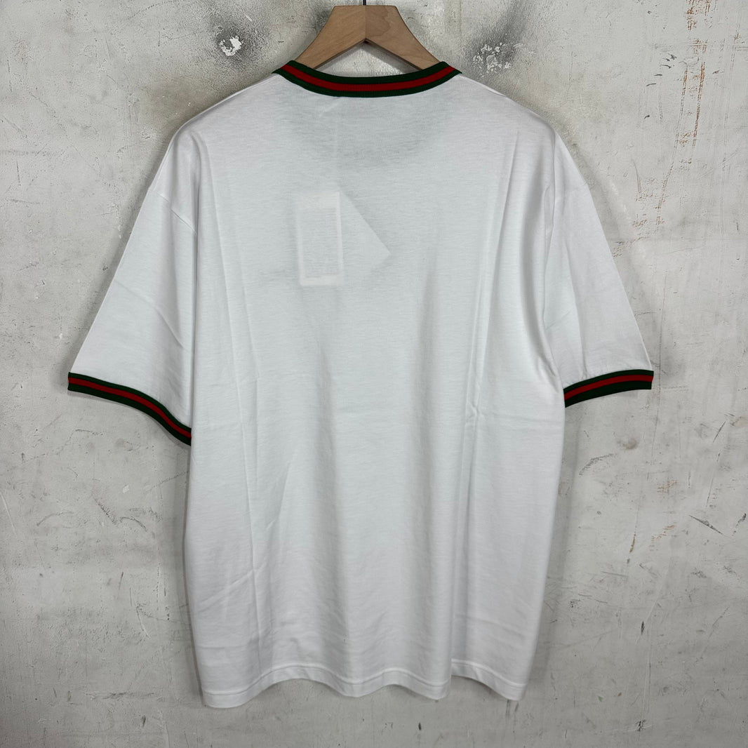 Gucci Webbed Ringer T-Shirt