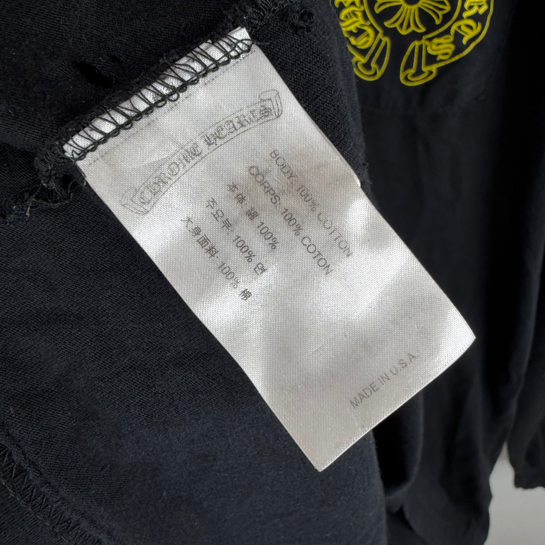 Chrome Hearts Yellow Horseshoe Staff L/S T-Shirt