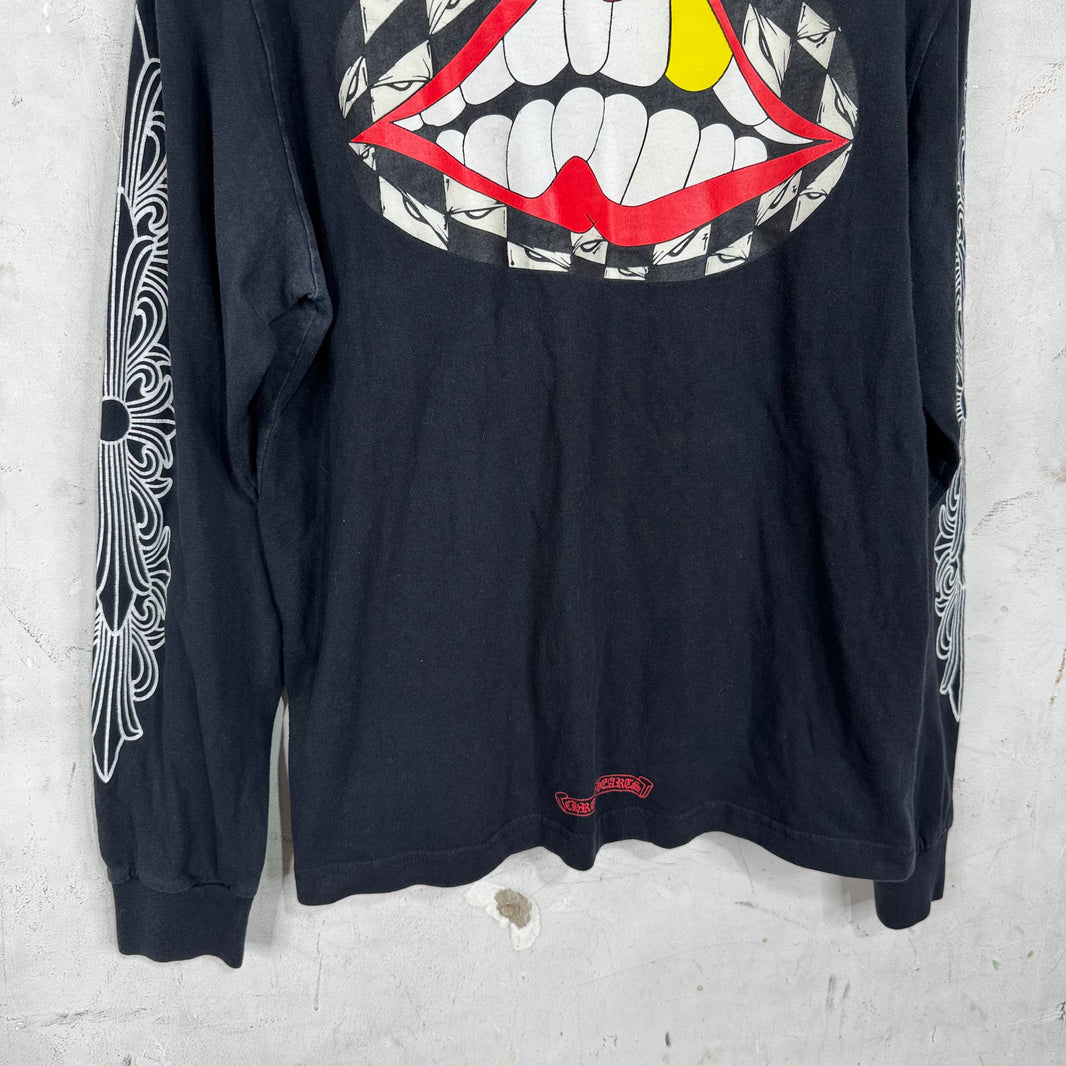 Chrome Hearts Chomper Floral L/S T-Shirt