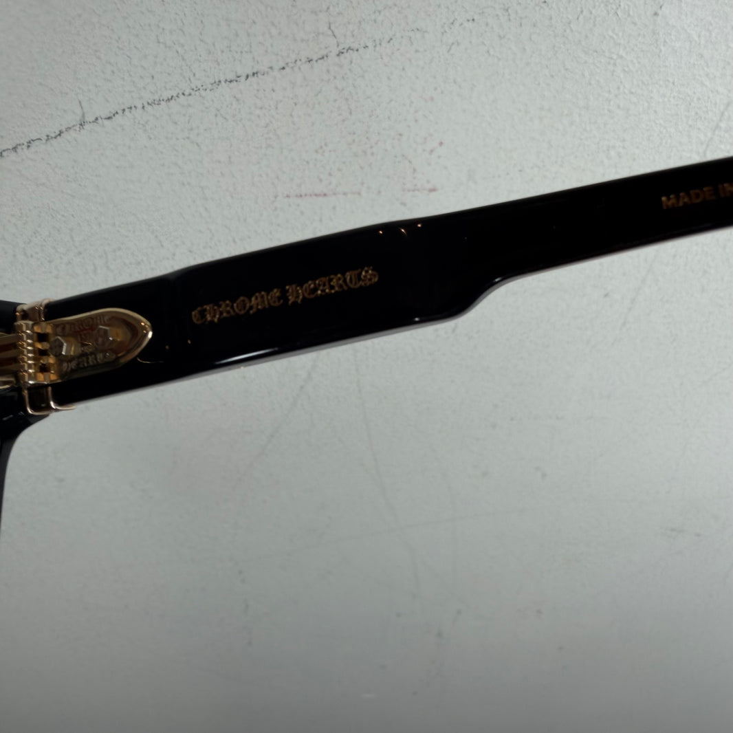 Chrome Hearts 18K Gold Plated Dick Fitzener Sunglasses