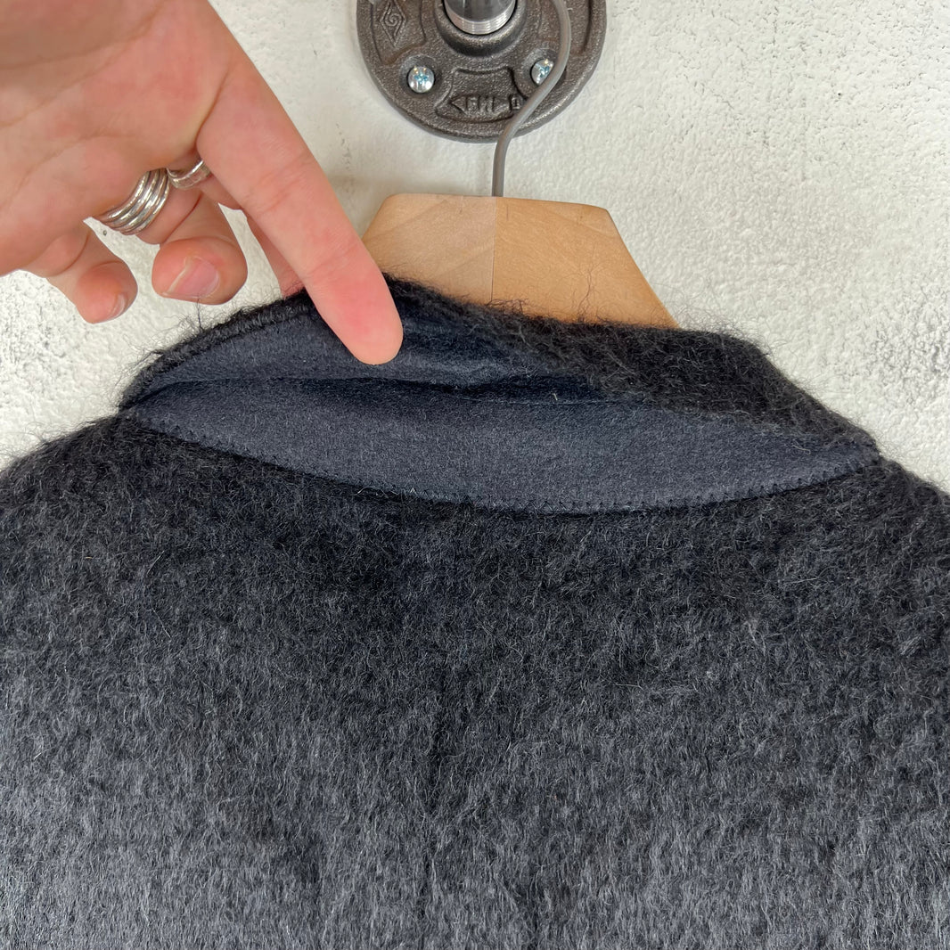 Ann Demeulemeester Mohair Trench Coat