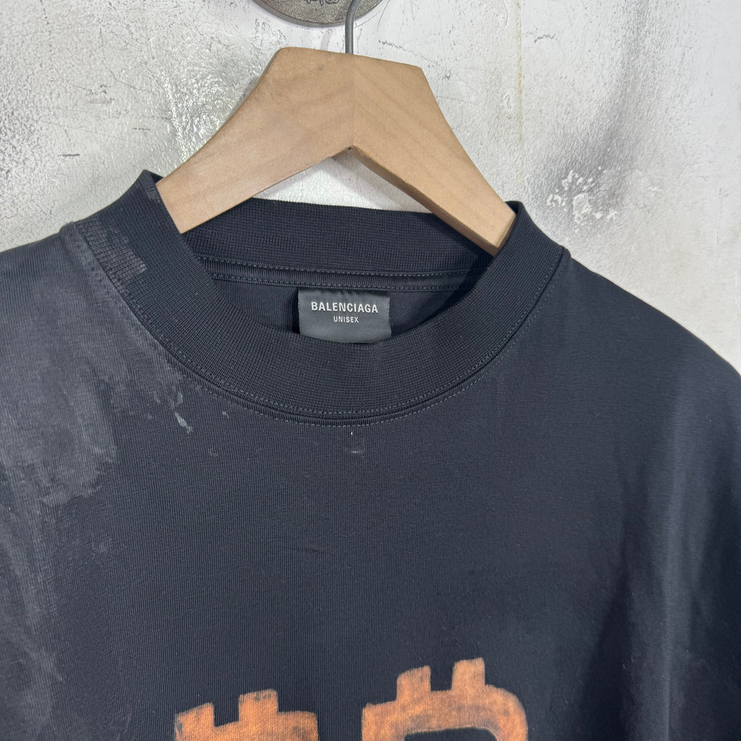 Balenciaga Crypto Mudded T-Shirt