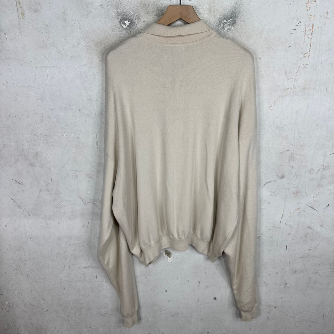 Entire Studios Sample Cream Knitted Rugby