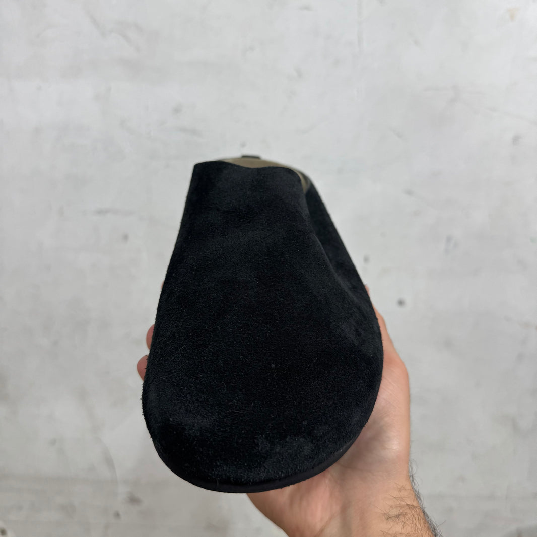 The Row Hudson Suede Slippers