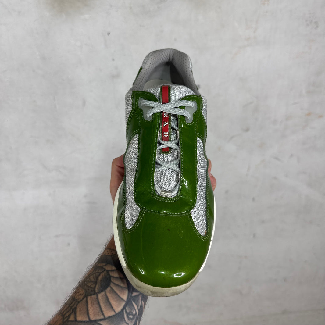Prada Green Patent Americas Cup