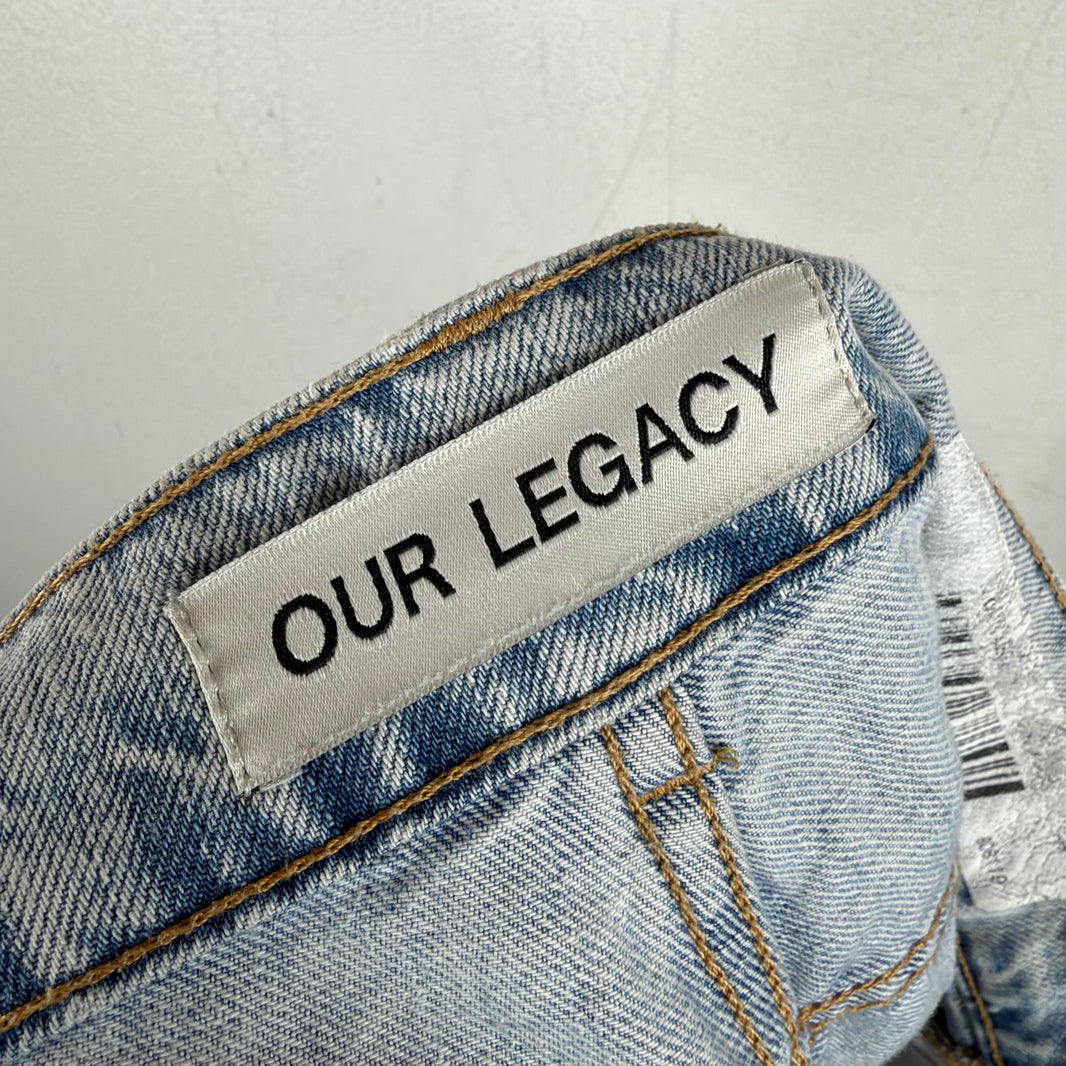 Our Legacy Light Wash Capri Jeans
