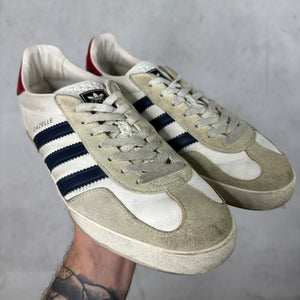 Gucci x Adidas White Gazelles