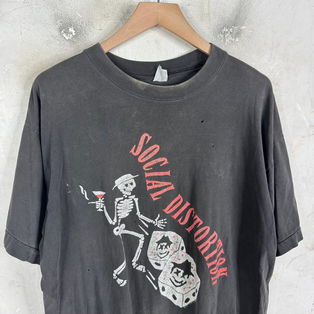 Vintage Faded Social Distortion T-Shirt