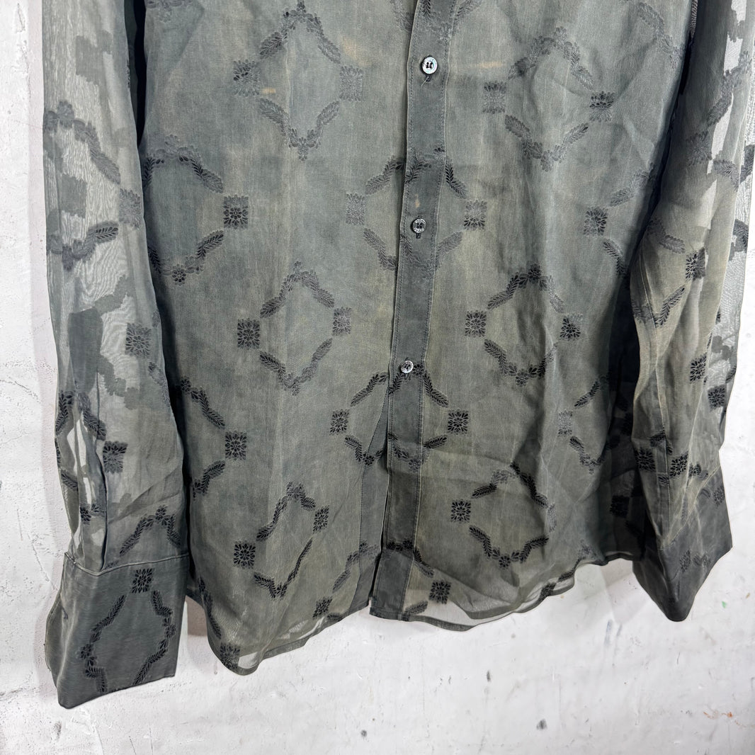 Gucci Tom Ford Silk Patterned Shirt