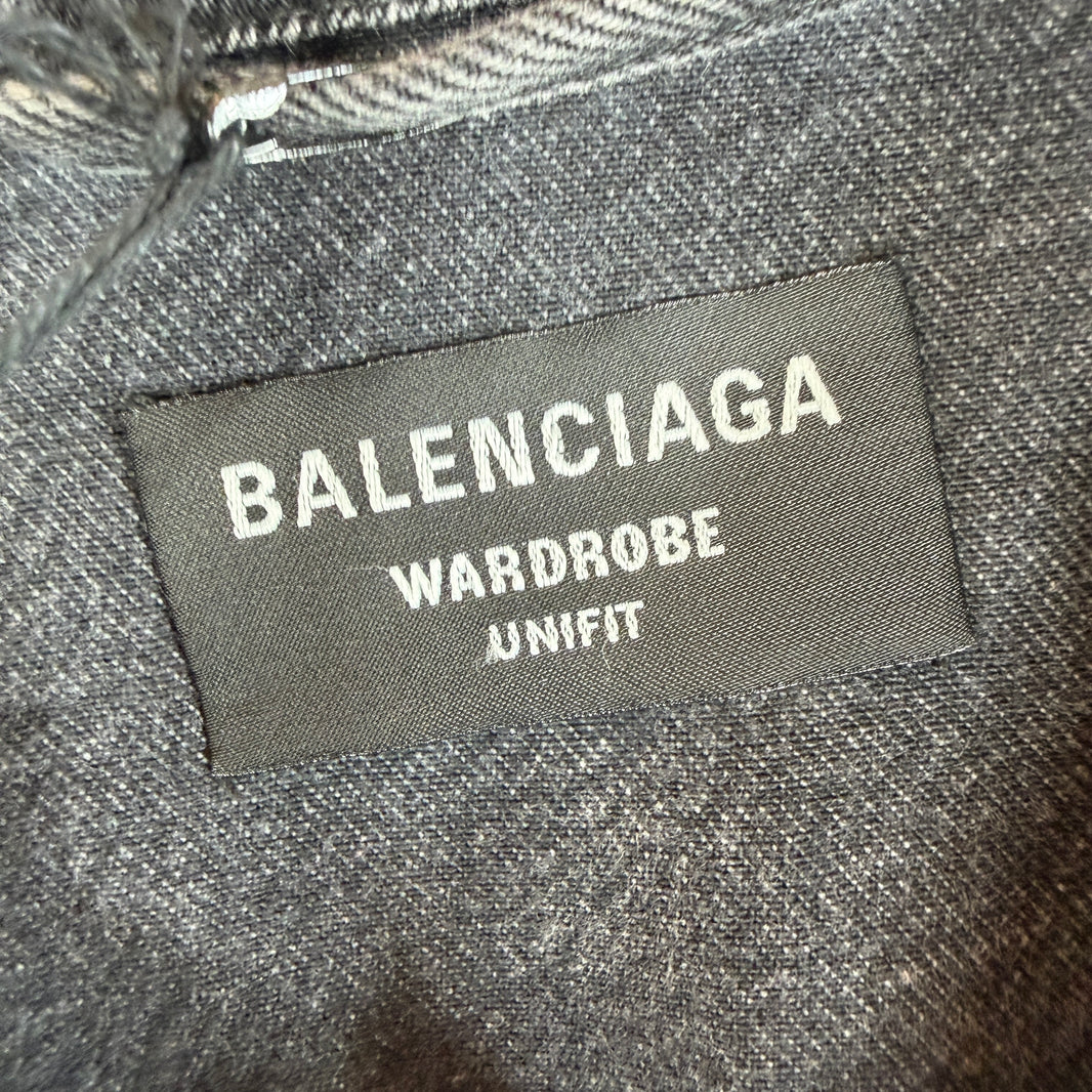 Balenciaga Heavy Metal Denim Jacket