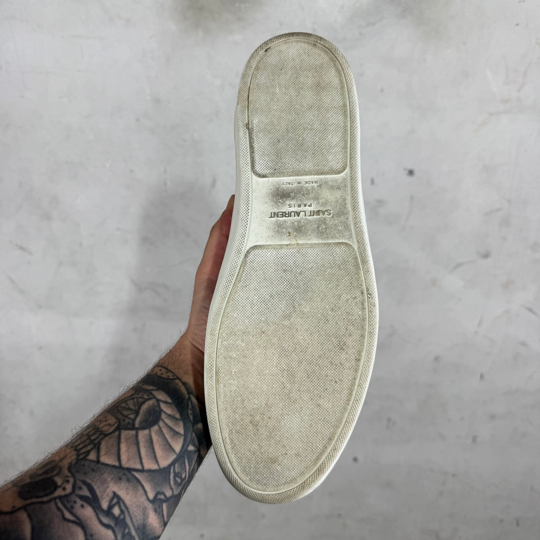 Saint Laurent White/Silver SL/10H Sneakers