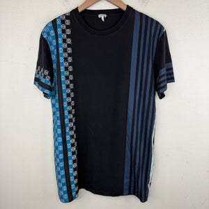 Loewe Navy Anagram Striped T-Shirt