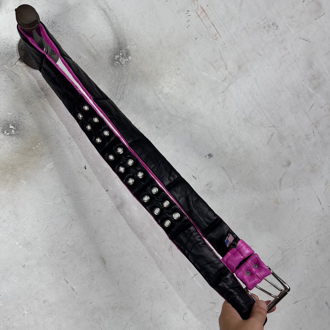 Aris Tatalovich Padded Pink Roller Belt