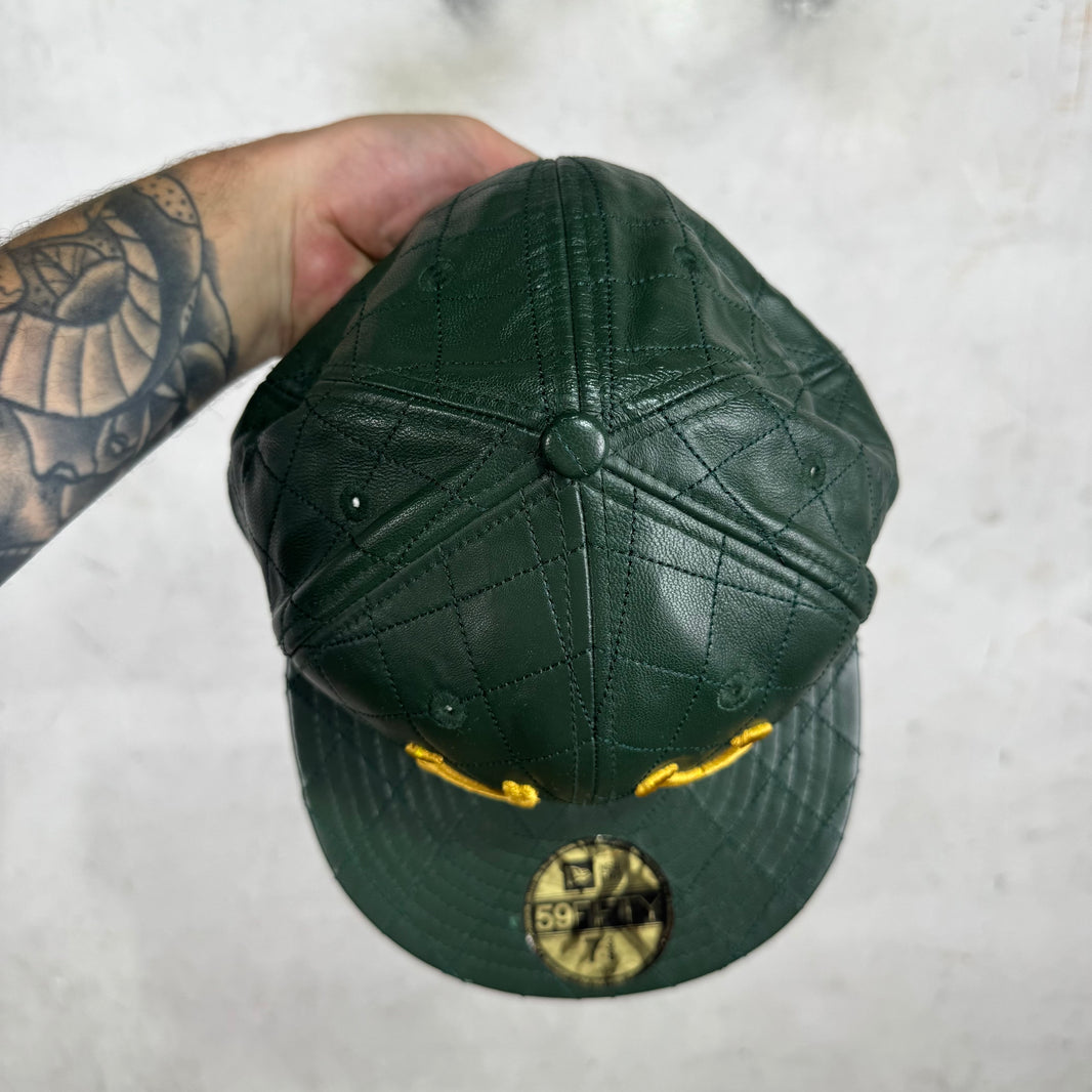 Supreme Leather NY Fitted Hat
