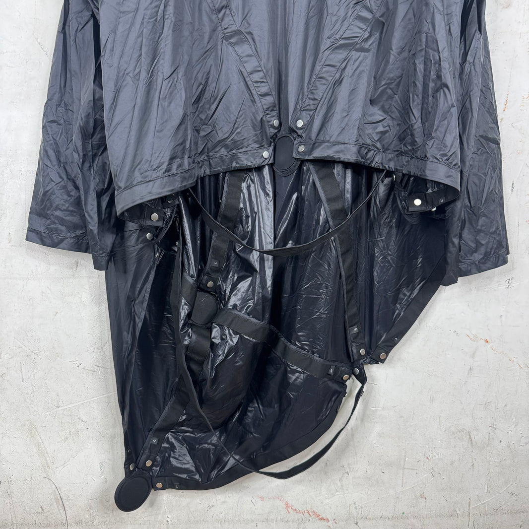 Rick Owens Babel Nylon Tent Hoodie