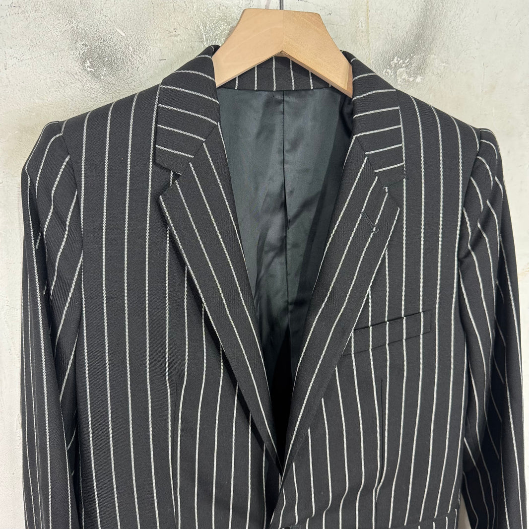 Celine Pinstripe Single Buttoned Blazer