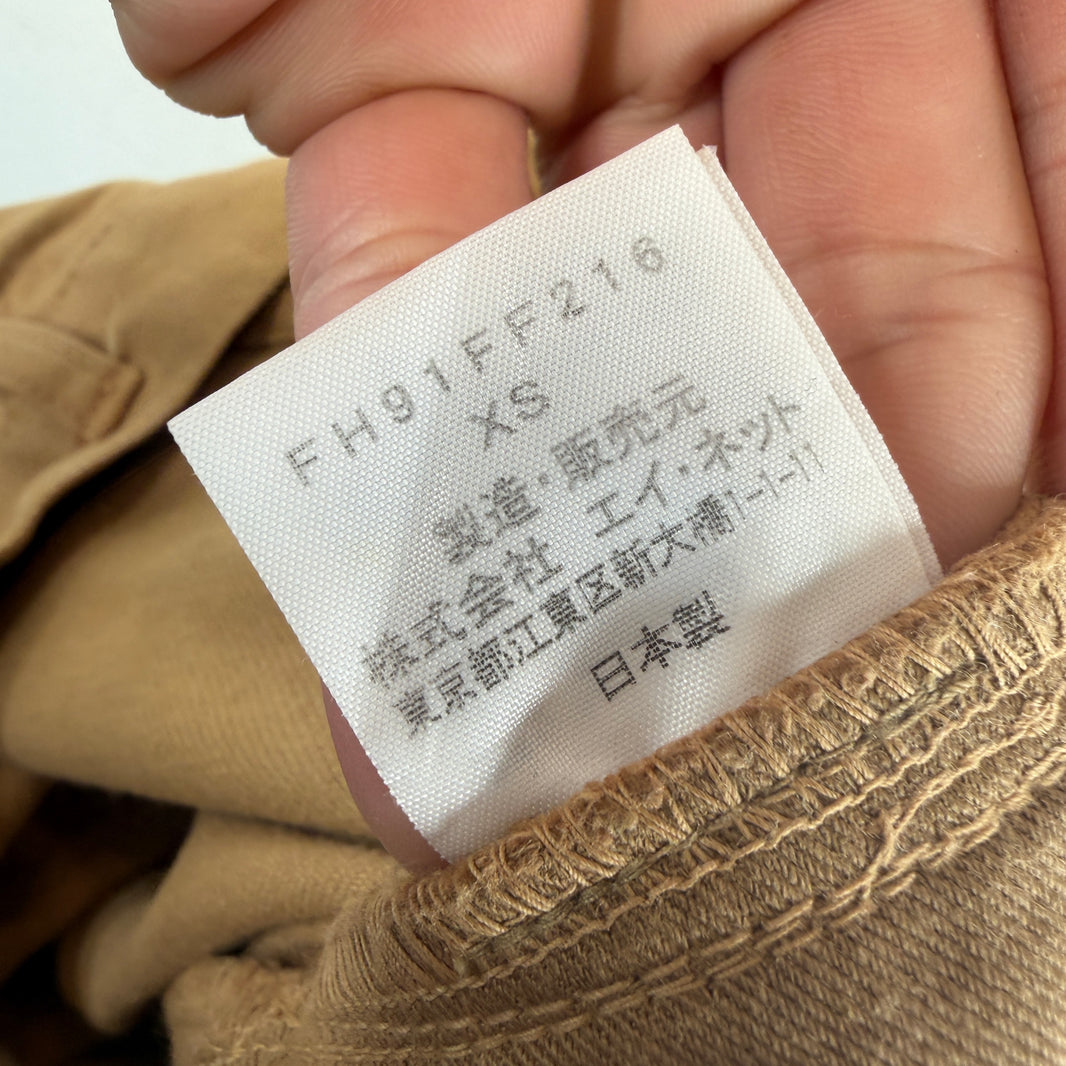 Final Home Tan Double Waist Button Pants
