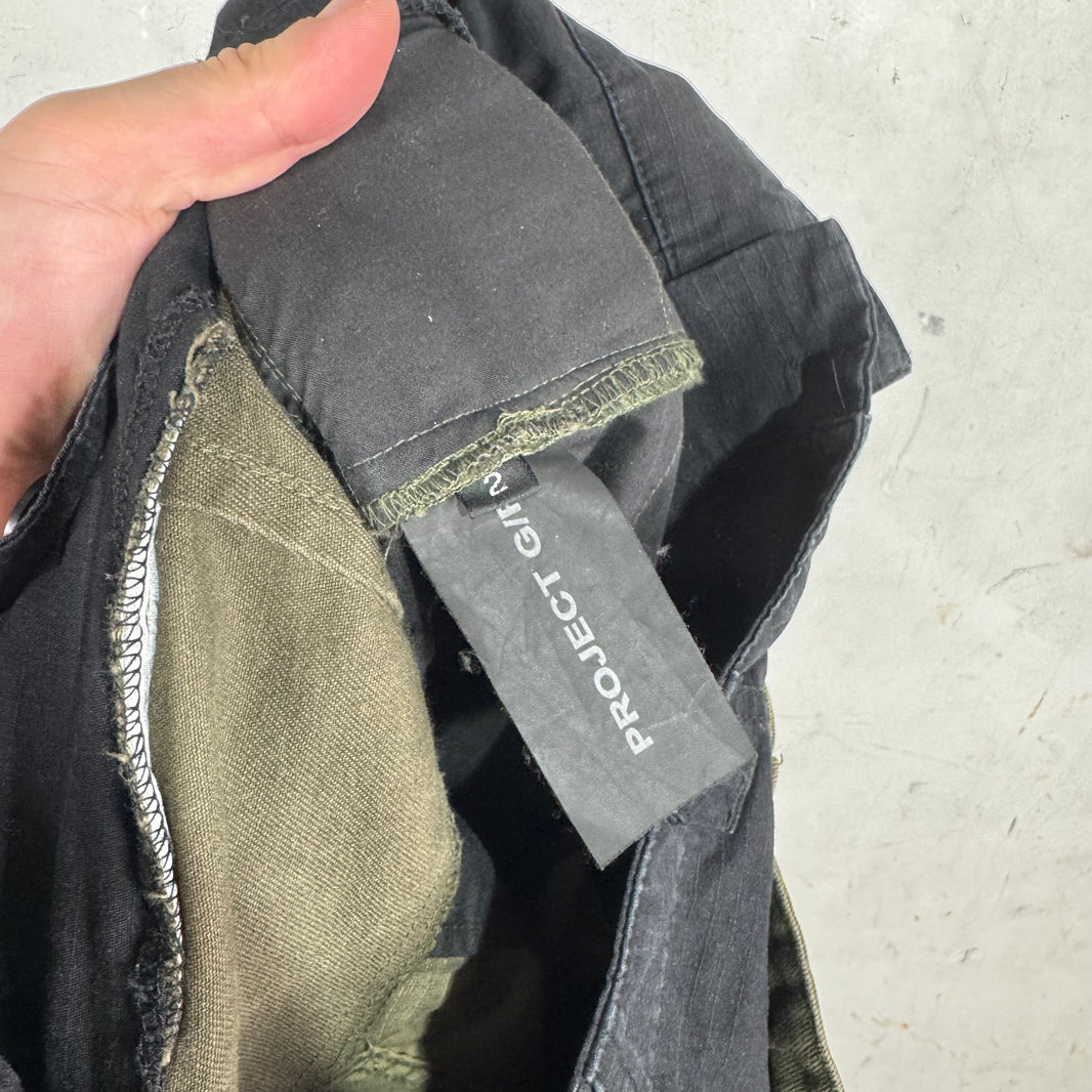 Project G/R Triple Layered Green Camo Cargo Pants