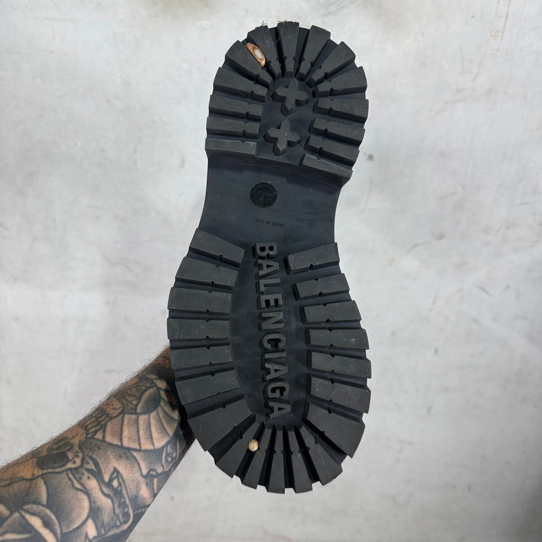 Balenciaga Leather Hummer Booties
