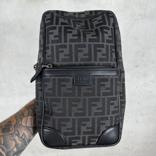Fendi Canvas Zucca Sling Bag