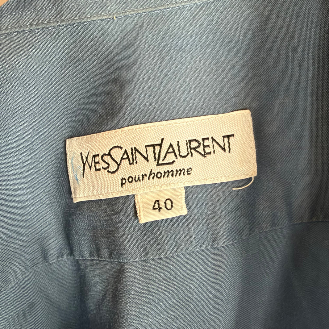 Yves Saint Laurent Blue S/S Shirt