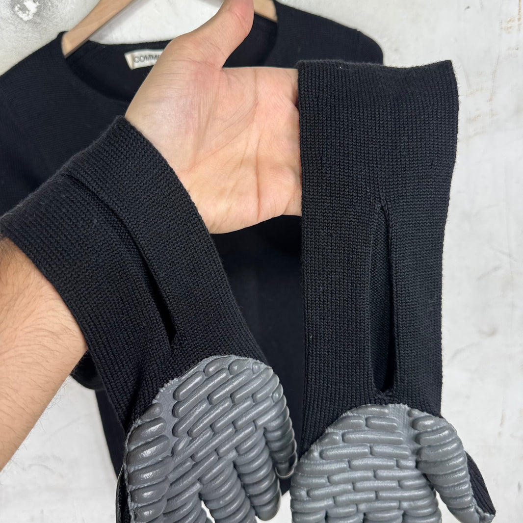 CDG Textured Glove Sweater