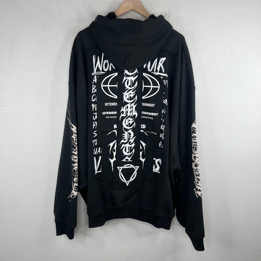 Vetements J'Adore Metal Hoodie