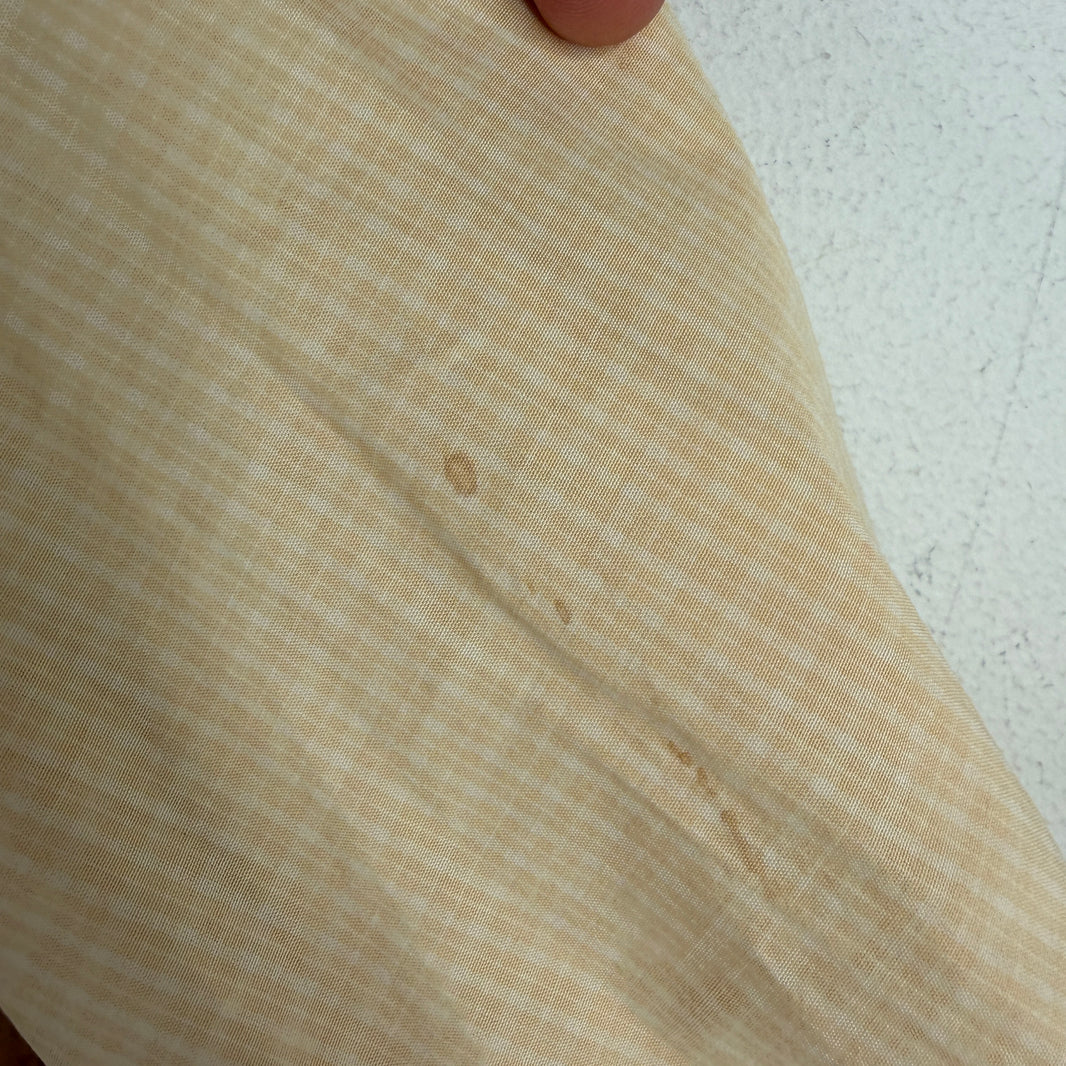 Issey Miyake Bleached Plaid Shirt