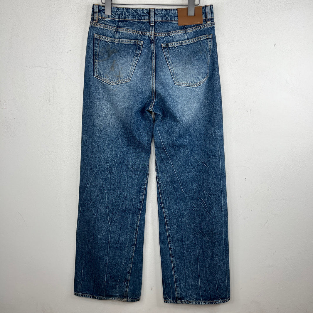 Our Legacy Treble Cut Wide Leg Denim Jeans