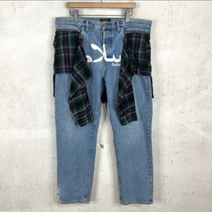 Supreme x Undercover Flannel Waist Jeans
