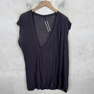 Rick Owens Plum Dylan Sleeveless T-Shirt