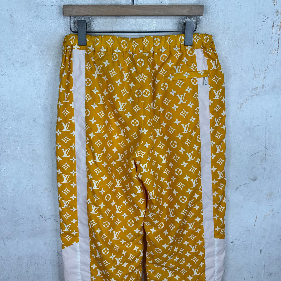 Louis Vuitton Yellow Monogram Printed Technical Pants