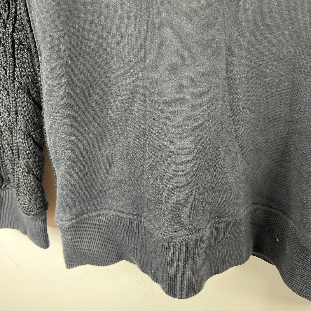 Balmain Army Knit Hybrid Crewneck