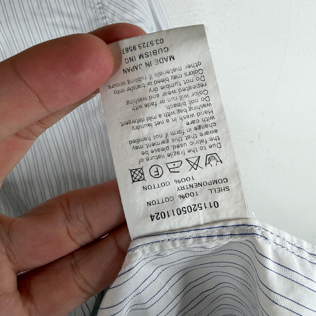 Visvim Elbow Patch Striped Button Up L/S Shirt