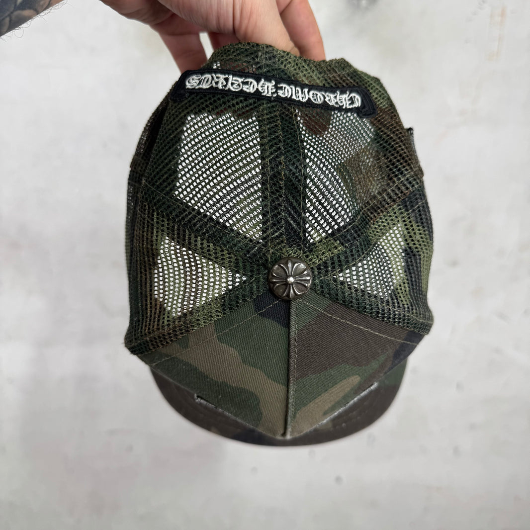 Chrome Hearts Heros Project Camo Trucker Hat