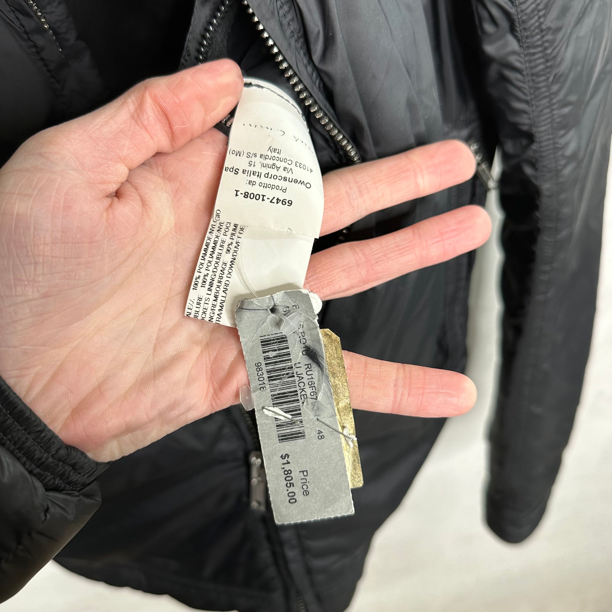 Rick Owen Insulated Biker Jacket