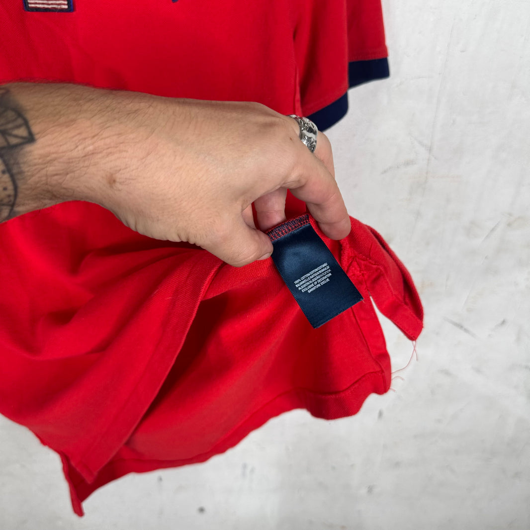 Ralph Lauren Big Pony Flag Zip Polo