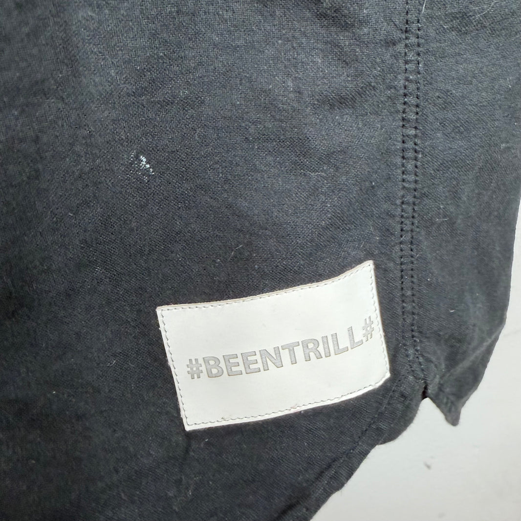 Been Trill Embroidered Button-Up Shirt