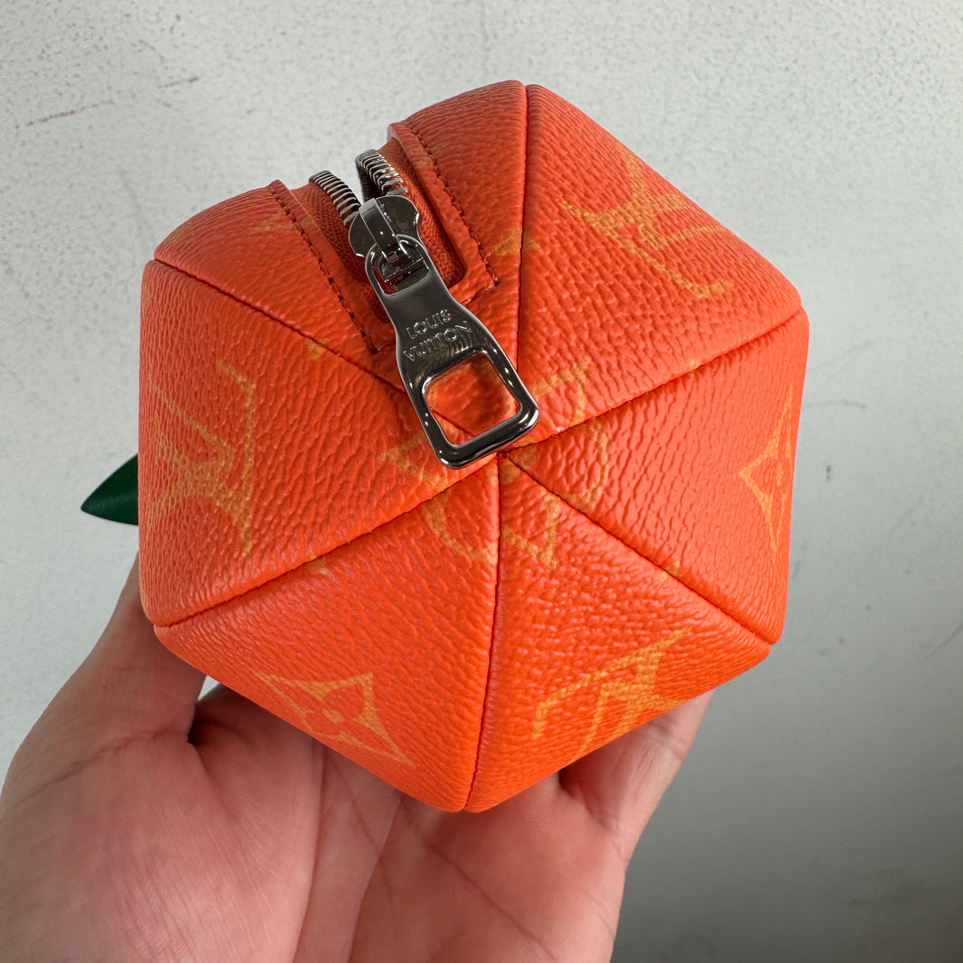 Louis Vuitton Orange Pouch Keychain