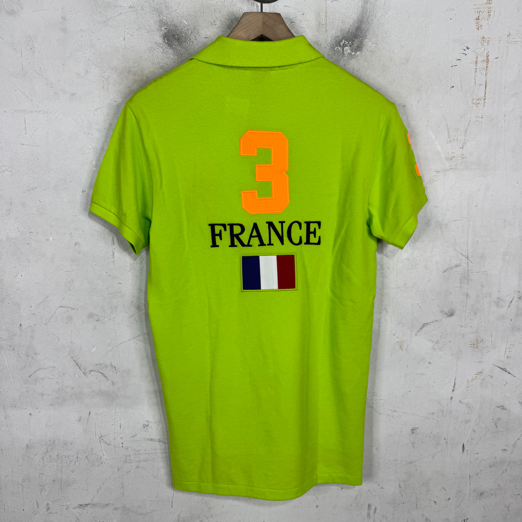 Ralph Lauren Neon France Big Pony Polo