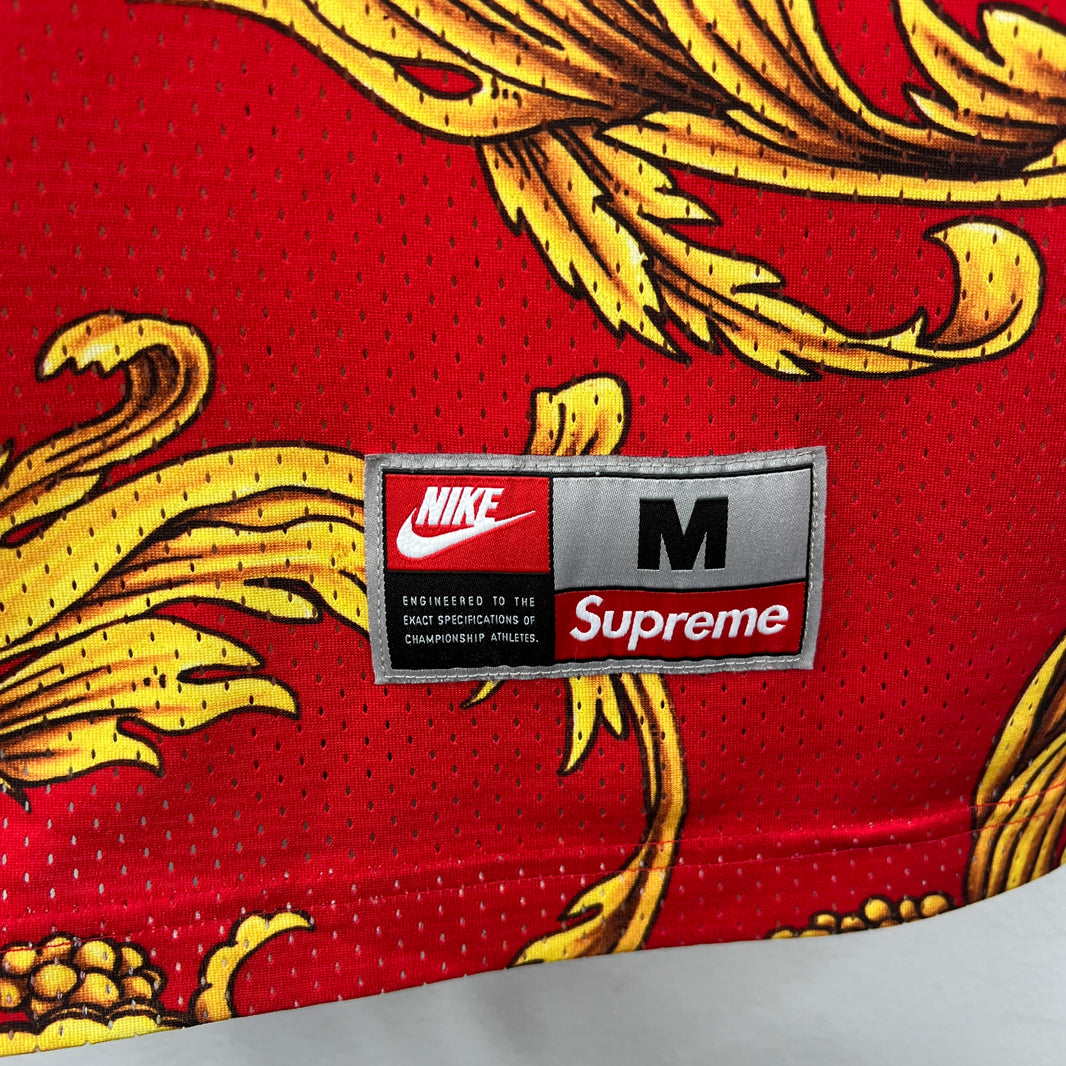 Supreme Nike Red Foamposite Basketball Jersey