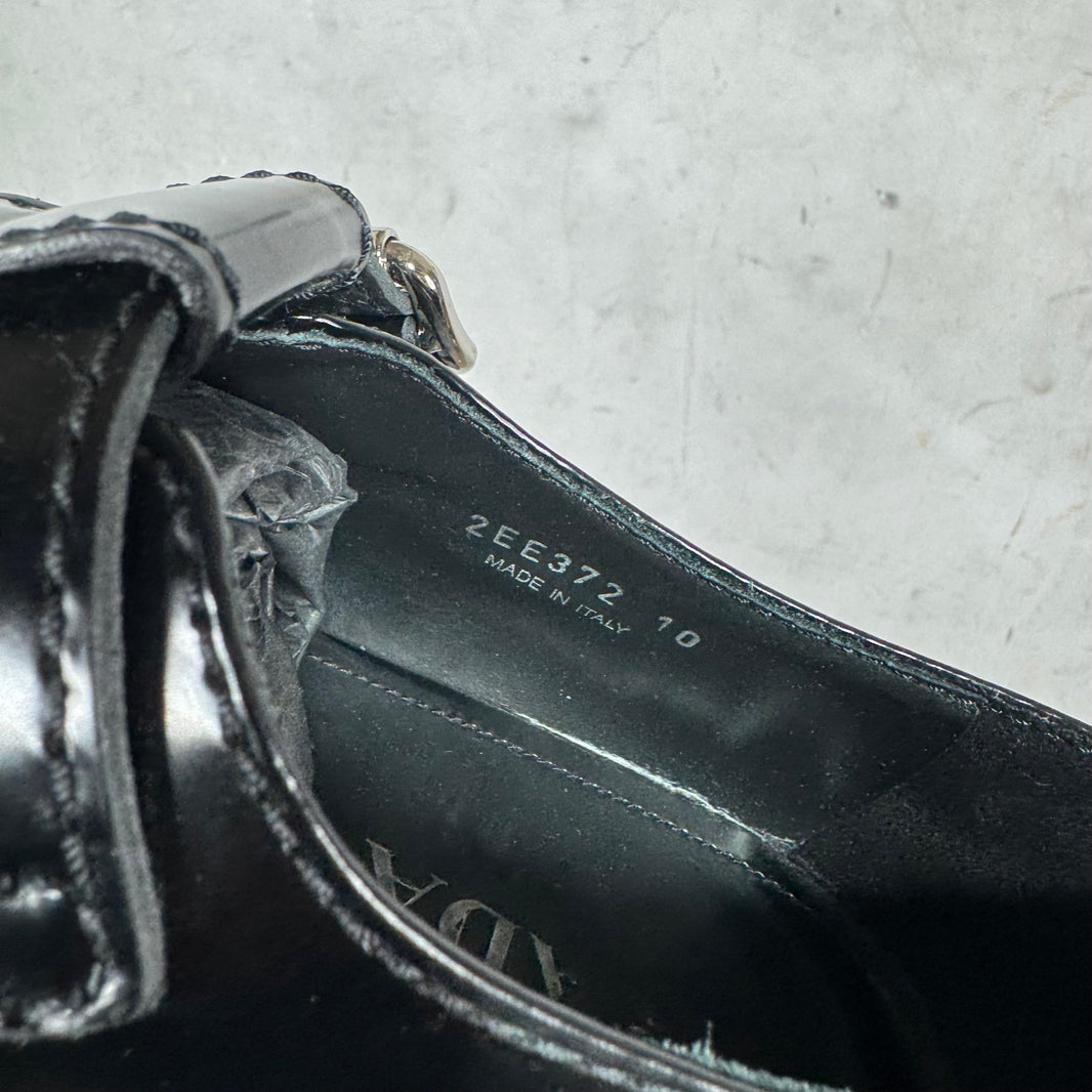 Prada Leather Mary Jane Mules