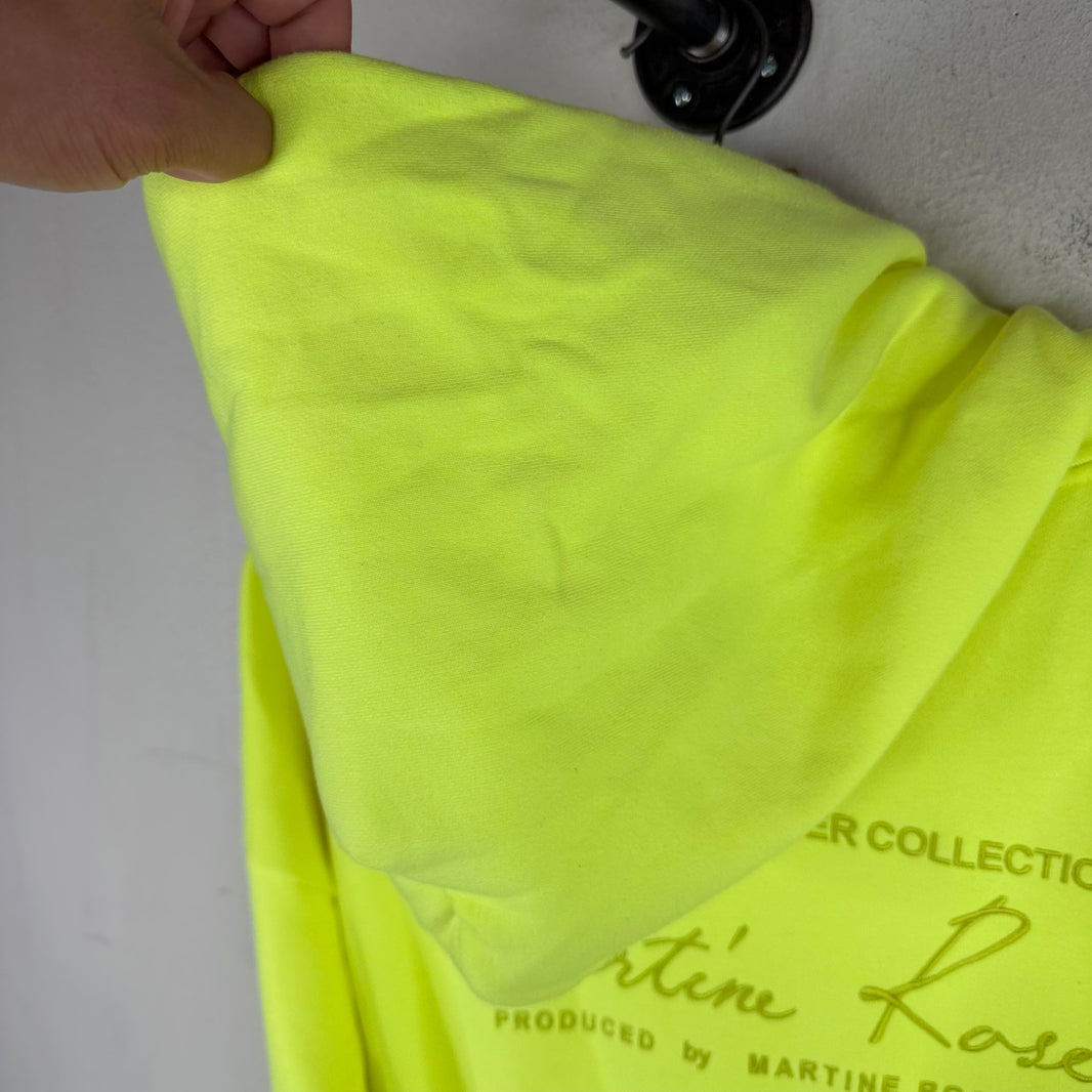 Martine Rose Neon Embroidered Back Logo Hoodie