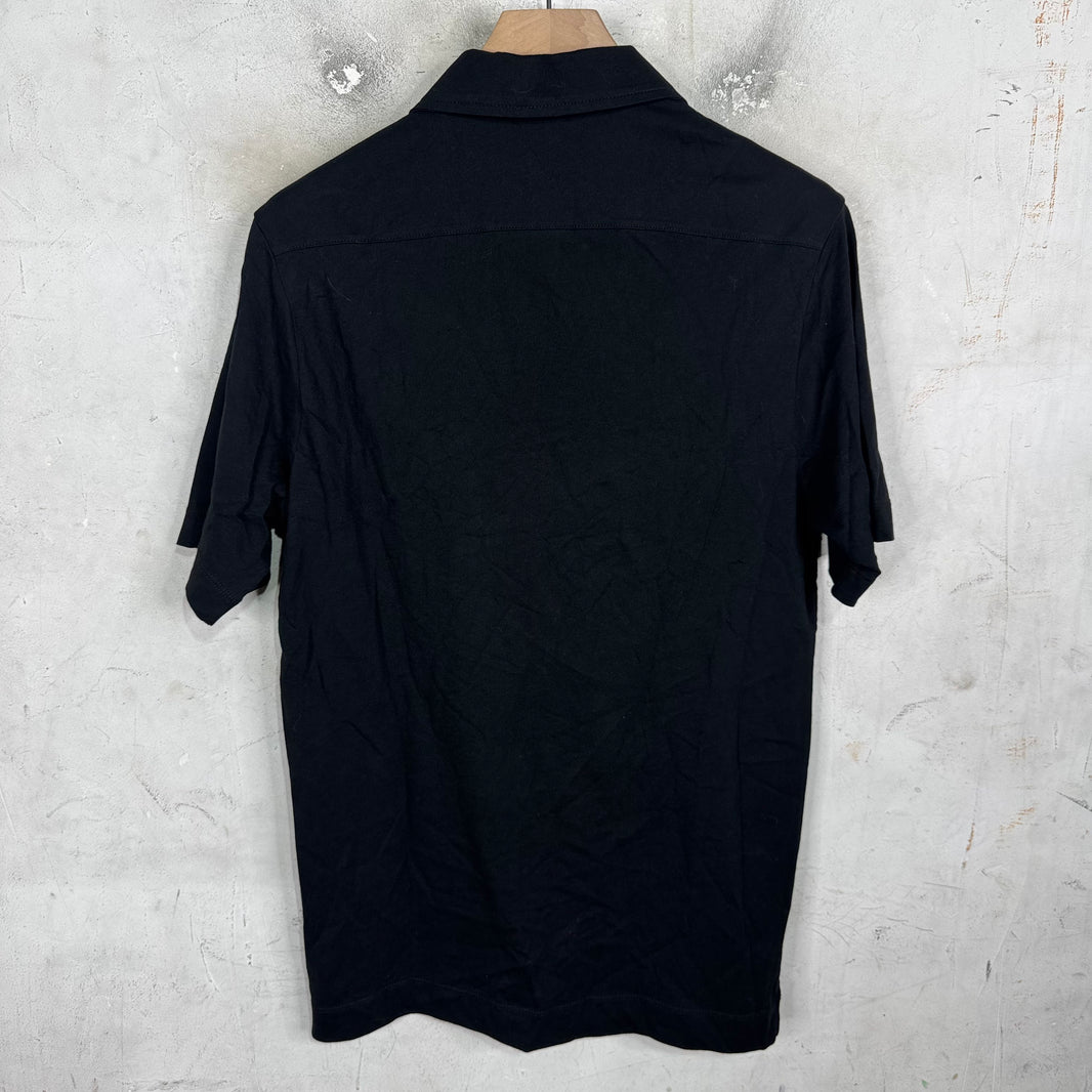 Dries Van Noten Black Polo