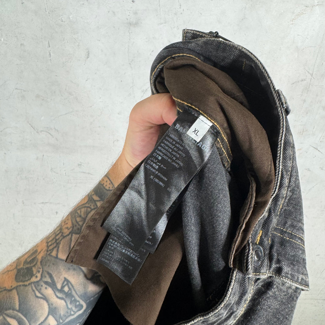 Balenciaga Black Convertible Cargo Jeans