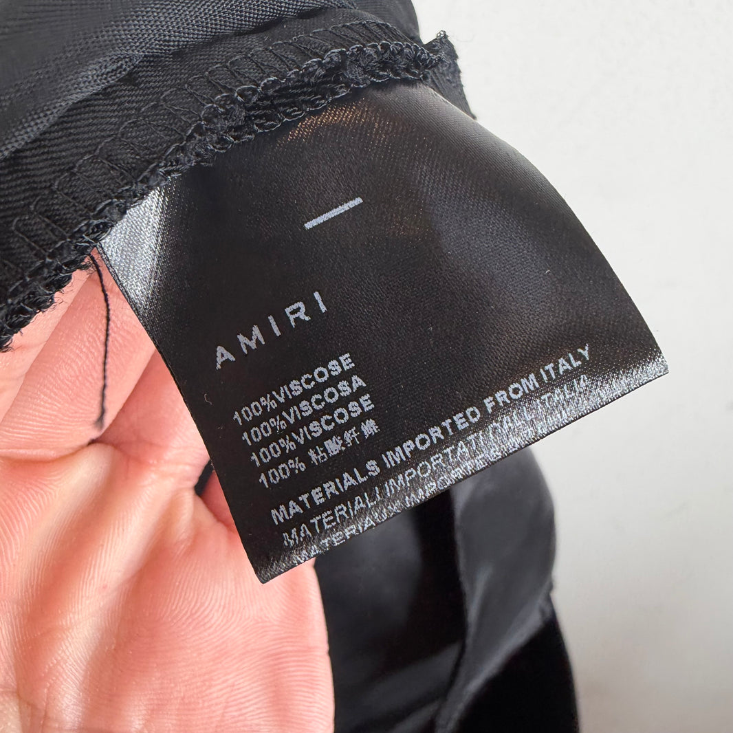 Amiri Flared Button Twill Trousers