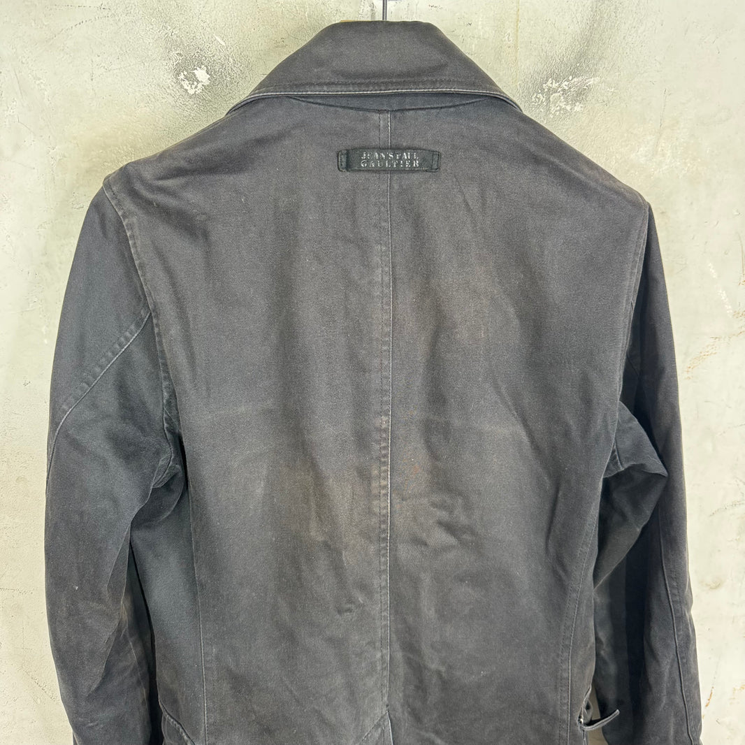 JPG Vintage Faded Canvas Peacoat